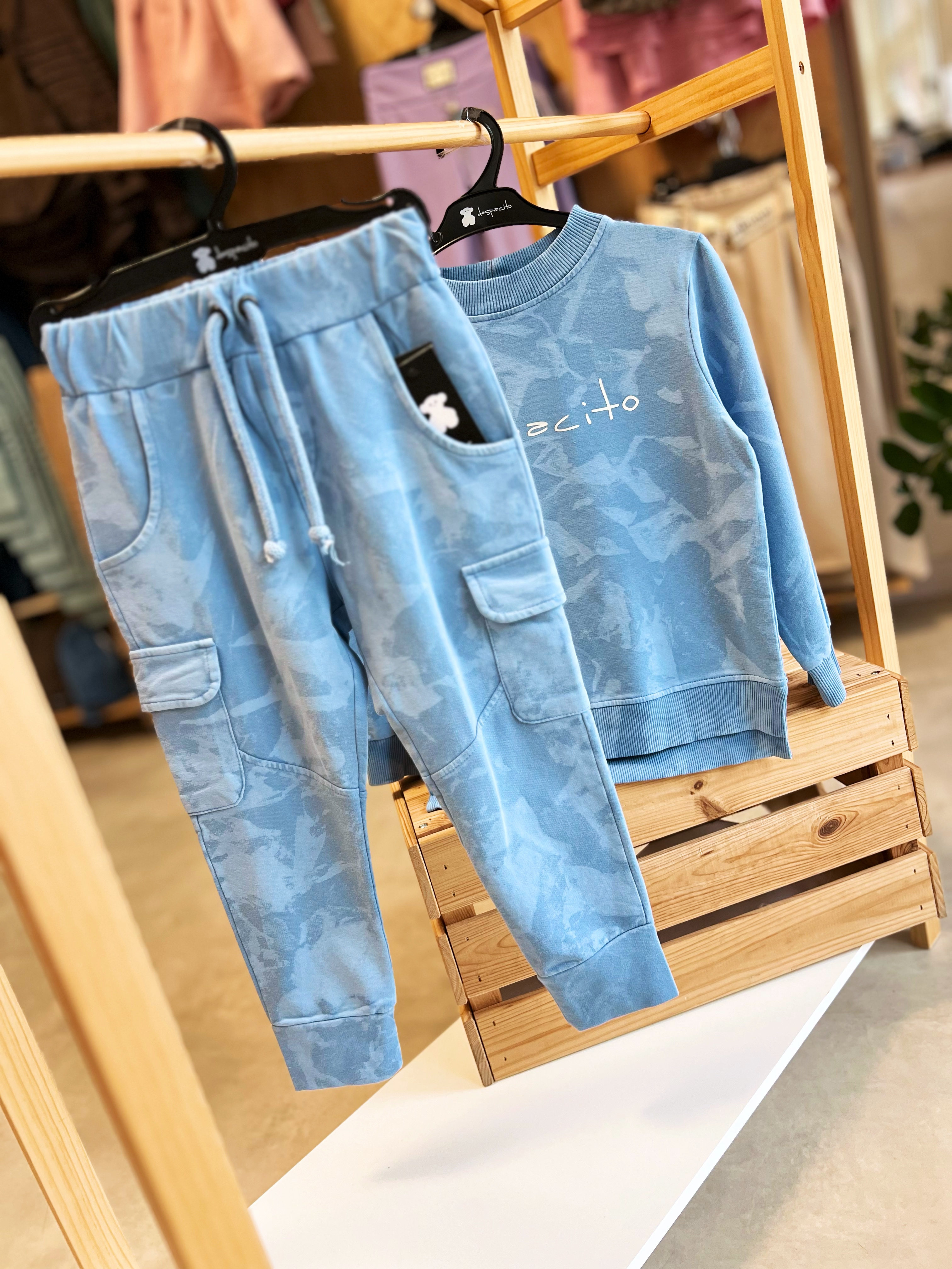Mikina Despacito batik , blue